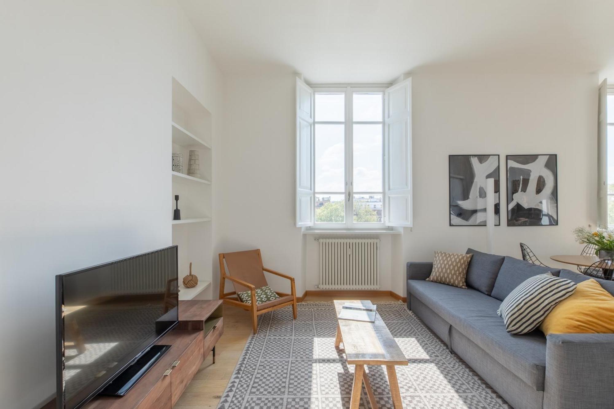 Iflat Bright & Modern Living With Panoramic View * Roma